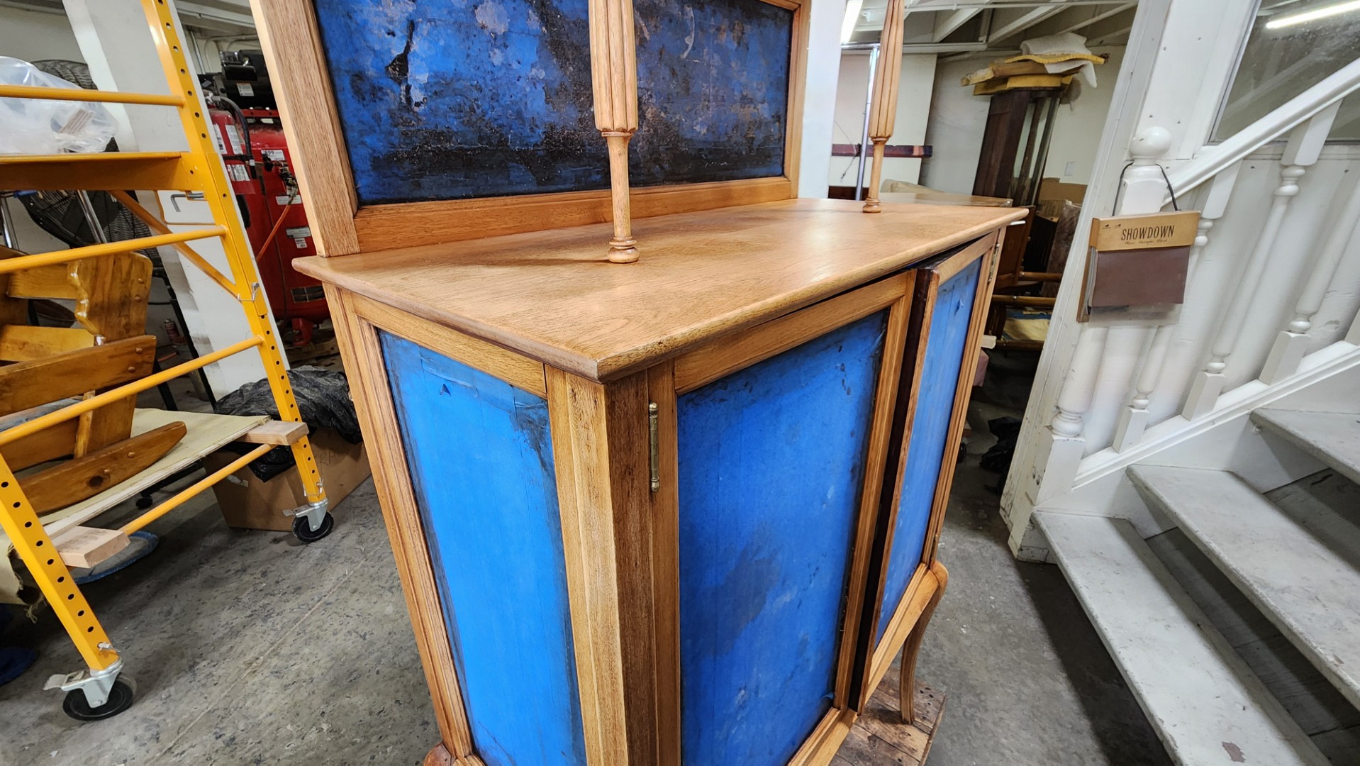 Antique Curio Cabinet Restoration in Huntington Beach, CA