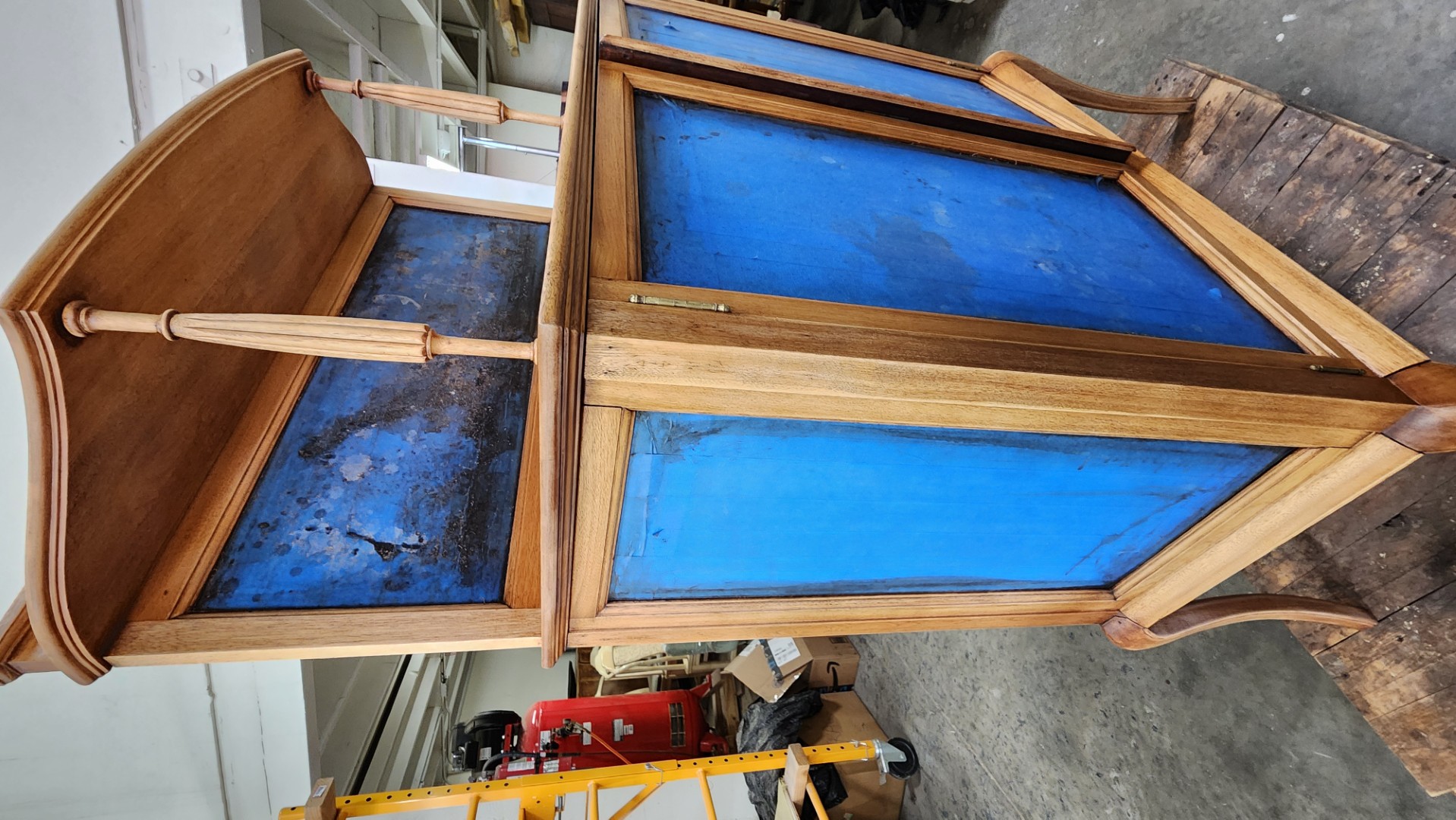 Antique Curio Cabinet Restoration in Huntington Beach, CA