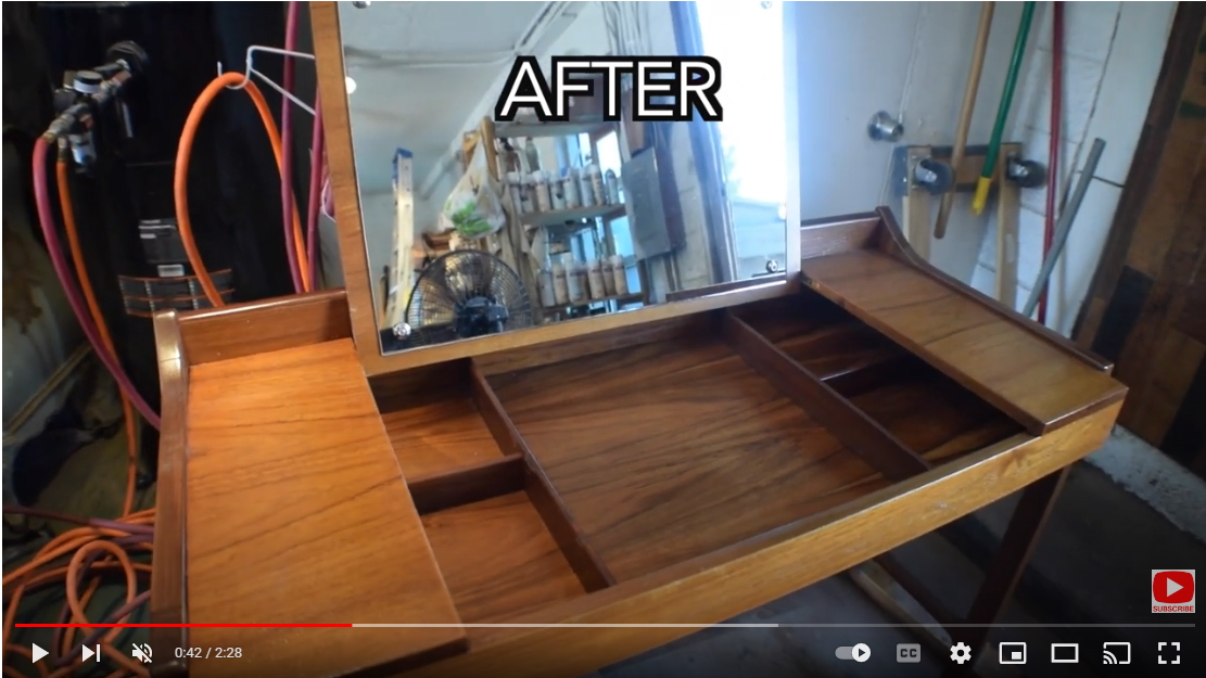 Antique Bedroom Vanity Restoration in Huntington Beach, CA