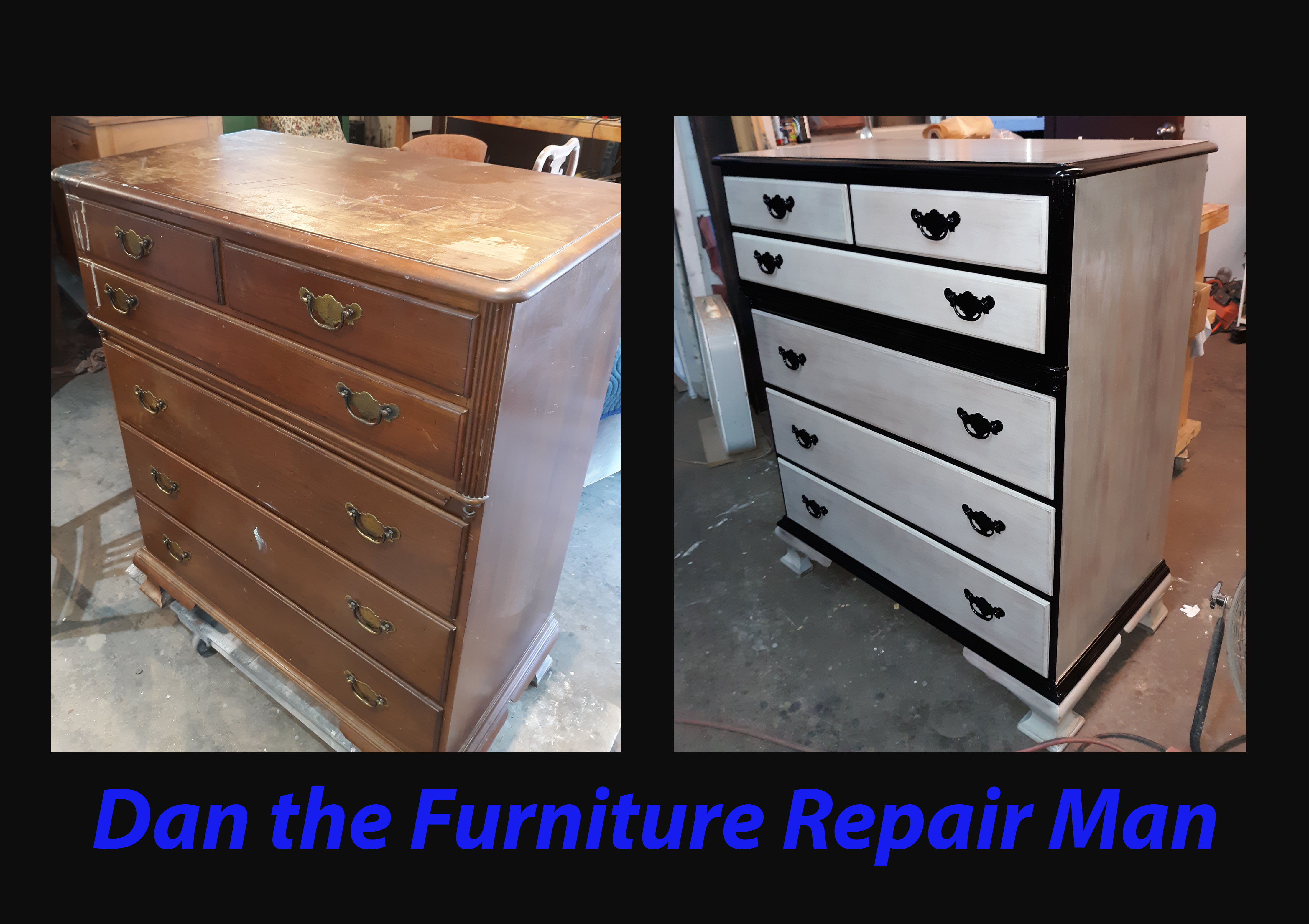 Oak Dresser Restoration in Orange, CA
