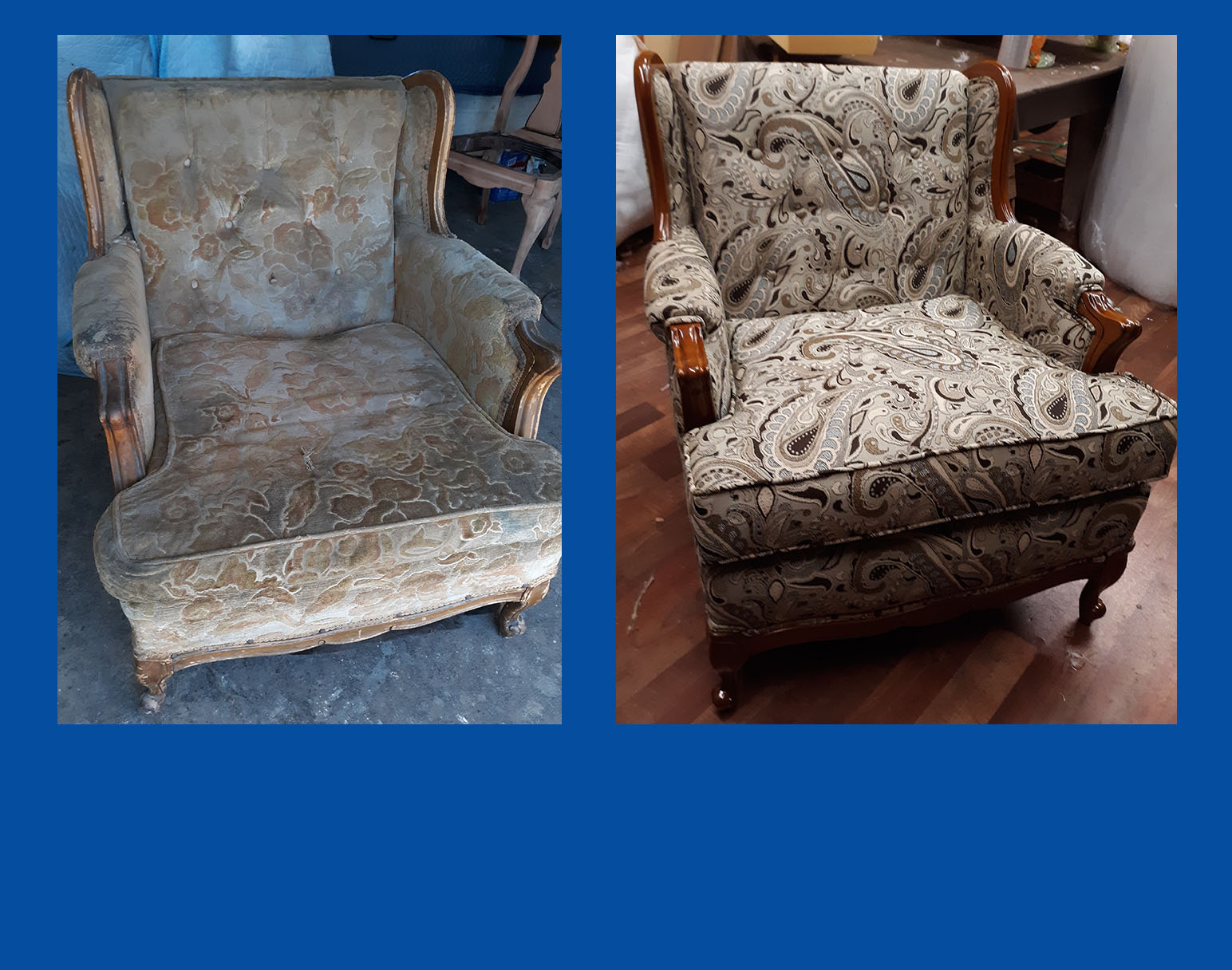 Plycraft chair restoration in Long Beach, CA