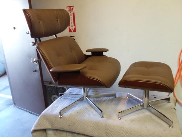 MCM Plycraft Eames Style Lounge Chair Restoration in Huntington Beach, CA
