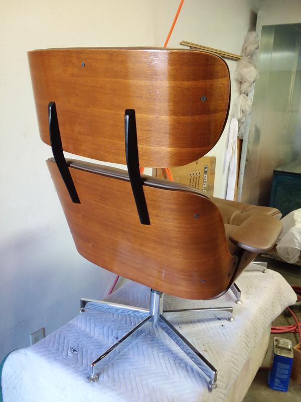 MCM Plycraft Eames Style Lounge Chair Restoration in Huntington Beach, CA