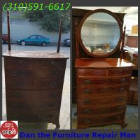 antique dresser restoration in Long Beach, CA