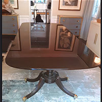 Chippendale Dining Table Restoration Los Angeles, CA