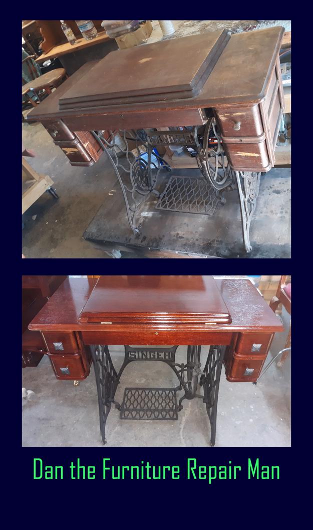 Treadle Singer Sewing Machine Restoration in West Los Angeles, CA