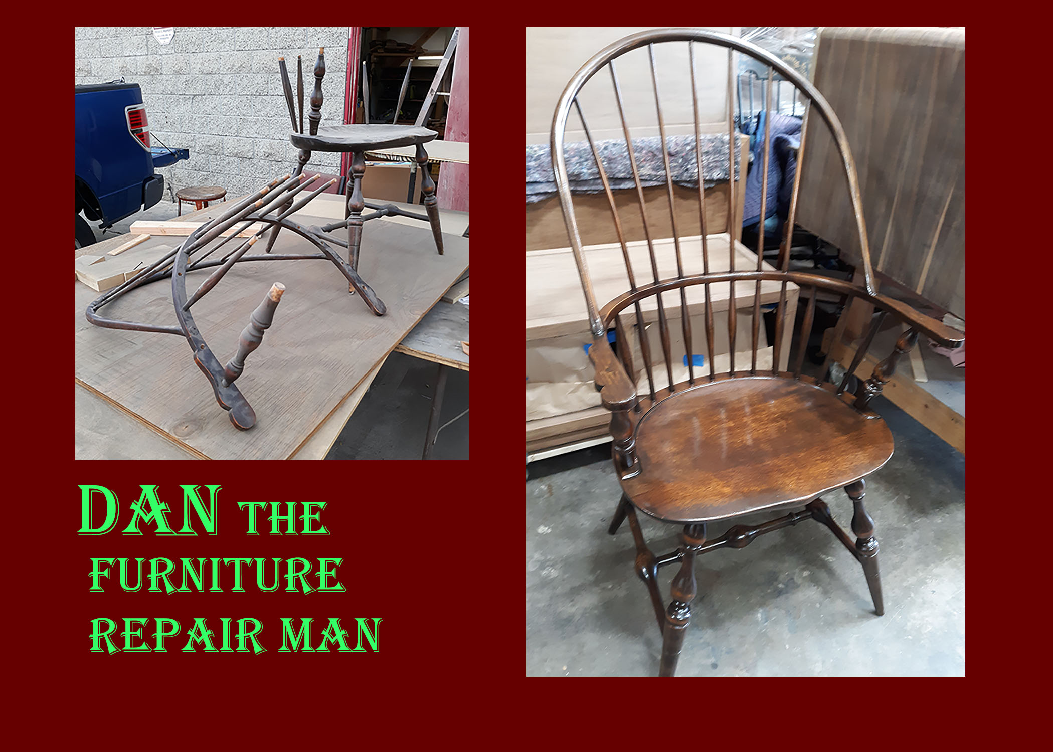 Windsor Chair Restoration in Long Beach, CA